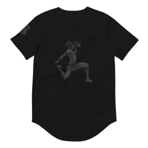 Ball Game Blackout Curved Hem T-Shirt