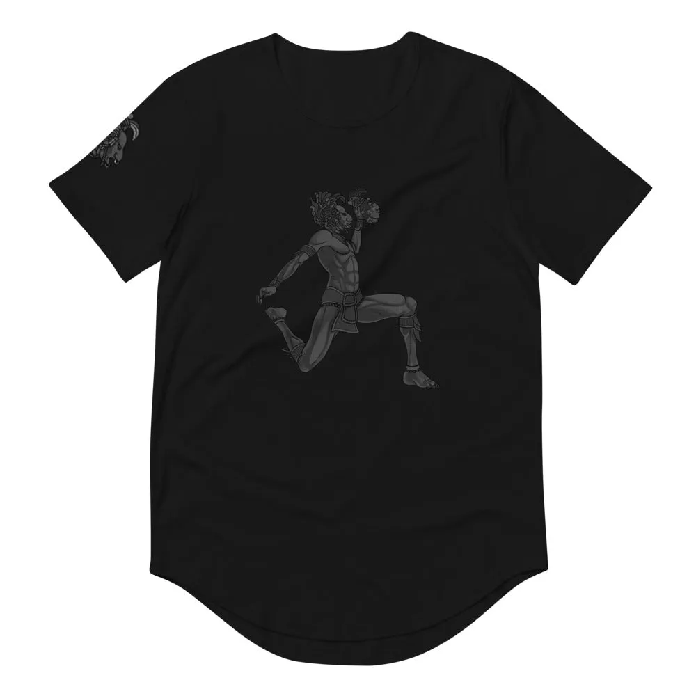 Ball Game Blackout Curved Hem T-Shirt