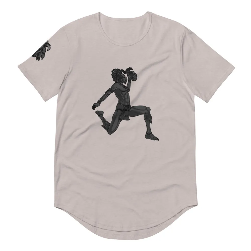 Ball Game Blackout Curved Hem T-Shirt