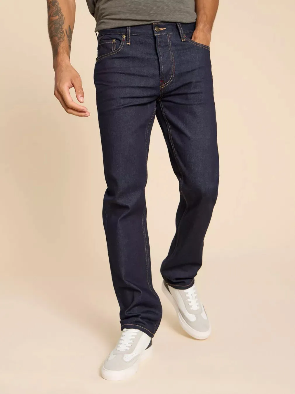 DARK DENIM EASTWOOD STRAIGHT JEAN