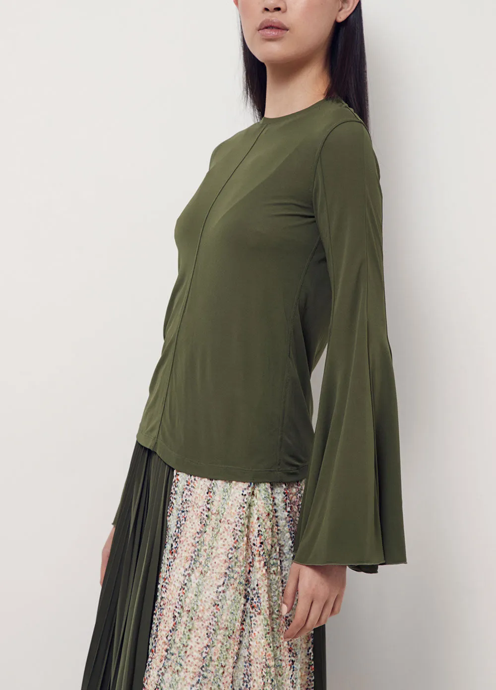 Draped Sleeve Top
