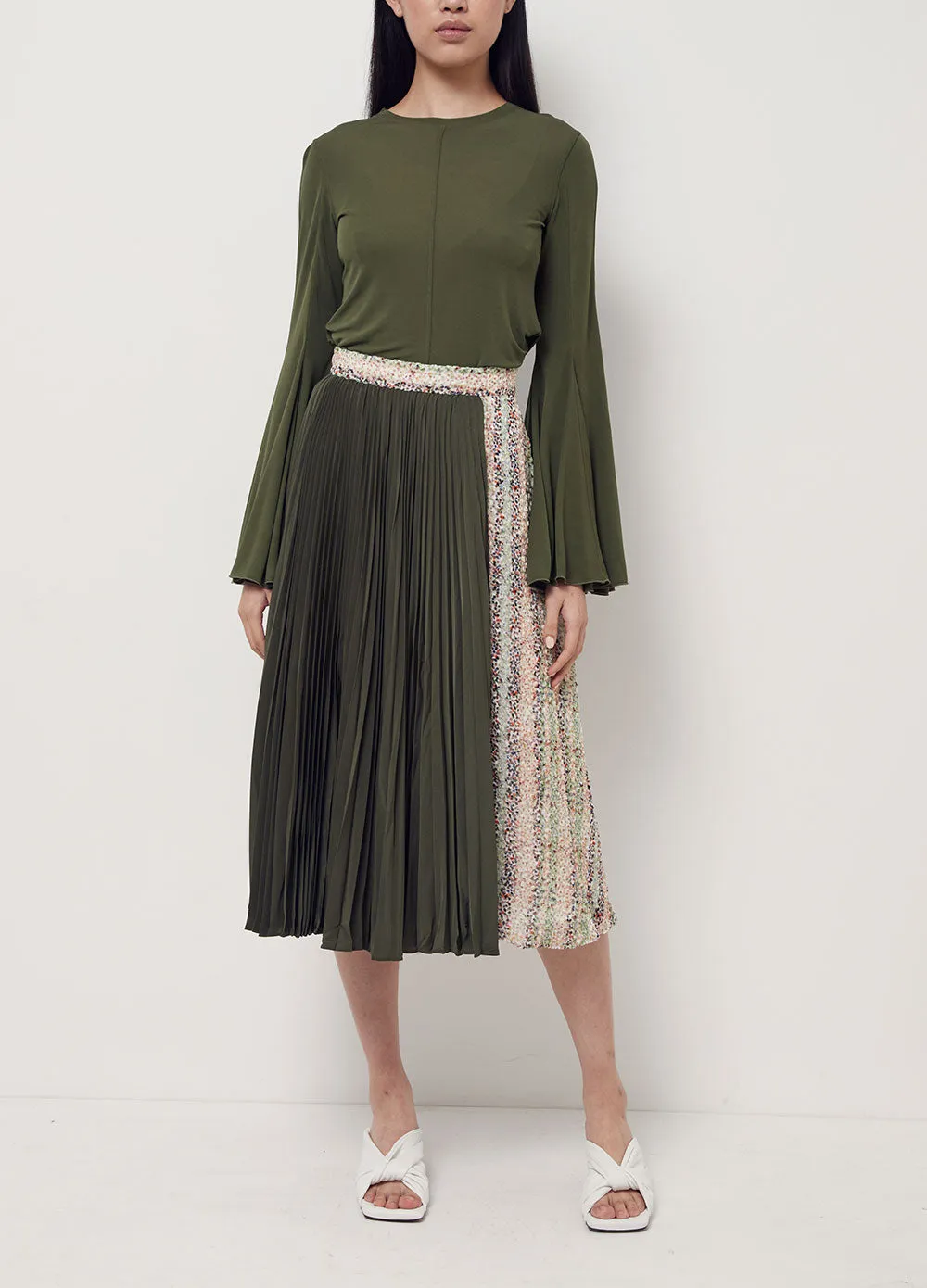 Draped Sleeve Top
