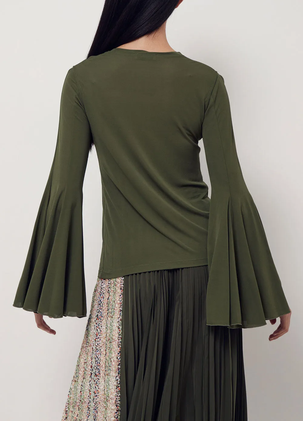 Draped Sleeve Top