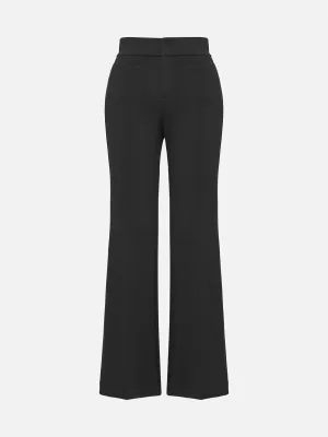 EP YAYING Commuter Flared Little Black Pants EP YAYING Commuter Flared Little Black Pants