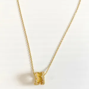 Fashion Accessories - Gold Circle Necklace