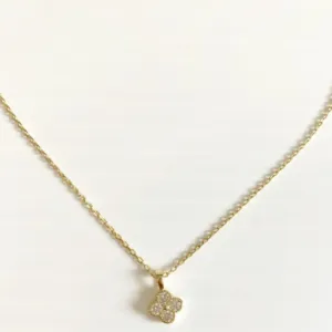Fashion Accessories - Gold Flower Shaped Necklace