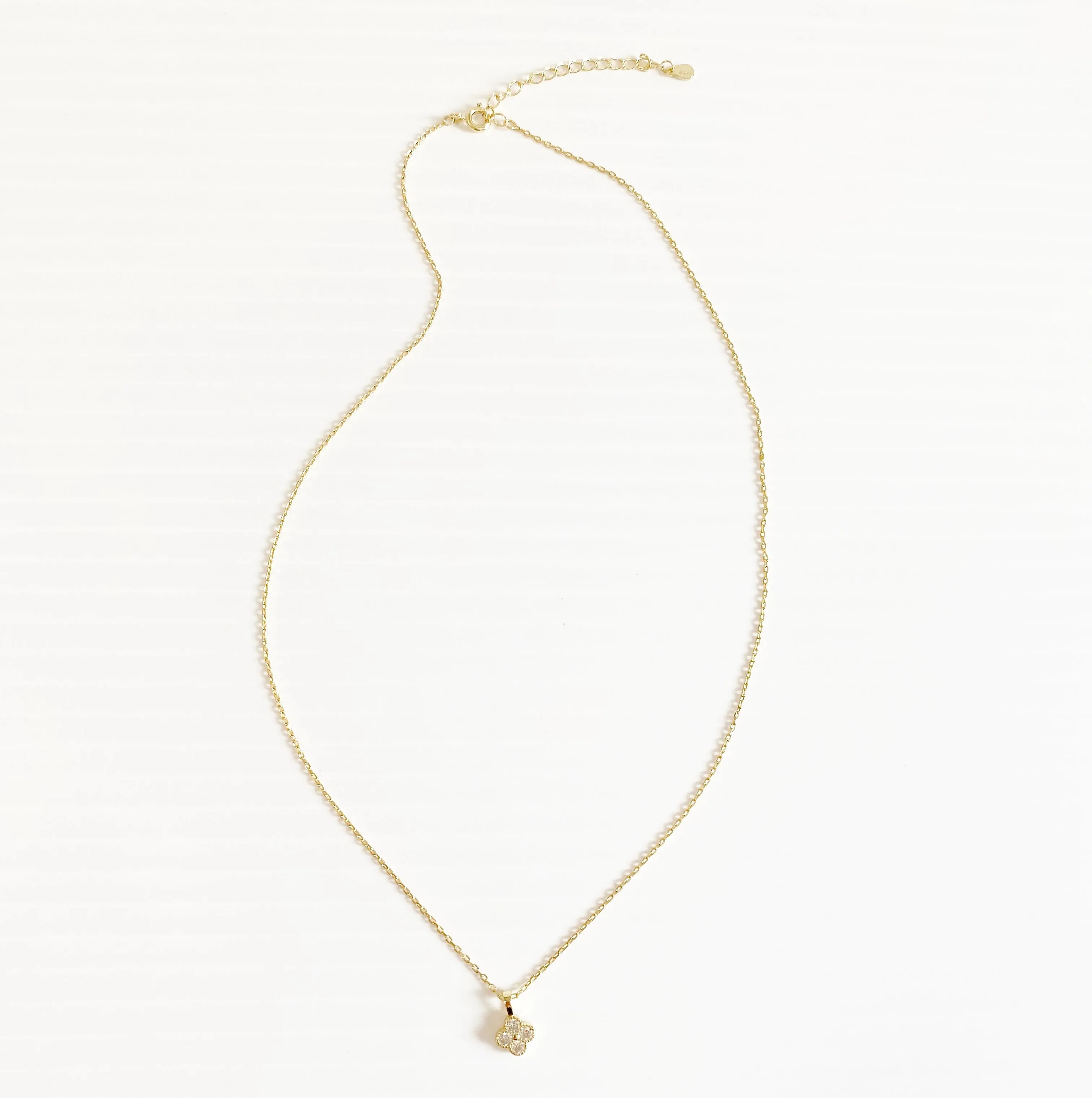 Fashion Accessories - Gold Flower Shaped Necklace