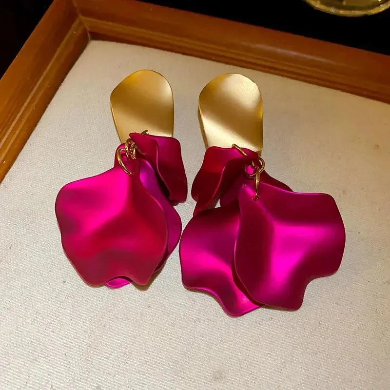 Flower Earrings For Woman Accessories