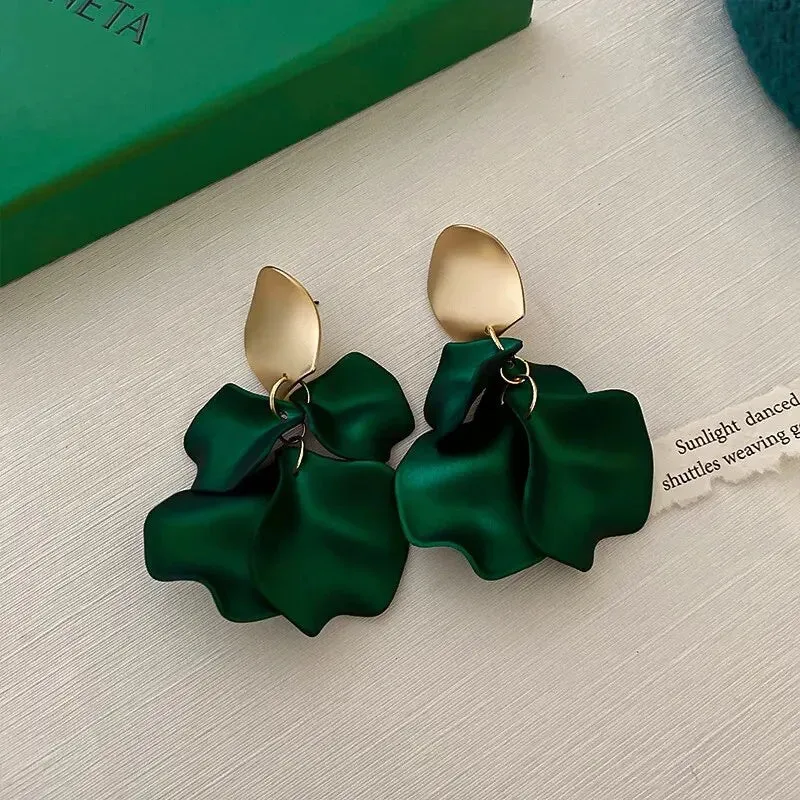 Flower Earrings For Woman Accessories