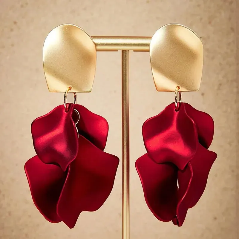 Flower Earrings For Woman Accessories