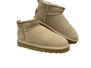 OB5889 Ultra Mini Lederboots Beige