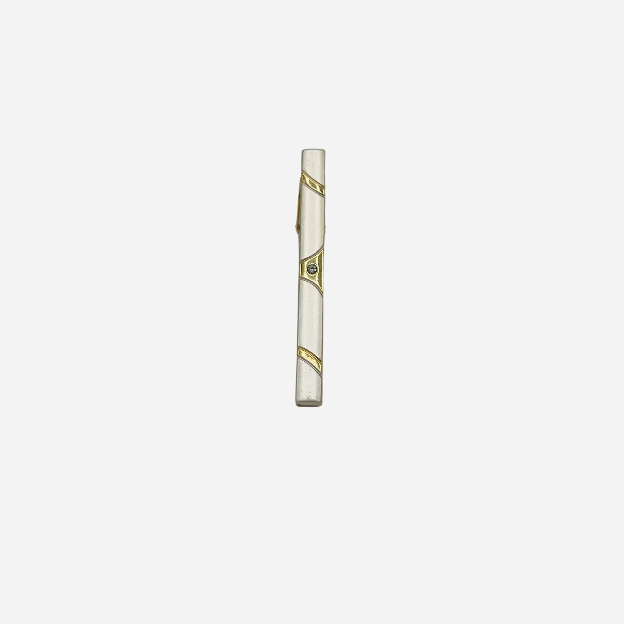 PAKISTAN BRAND TIE CLIP FOR MEN  - RHINESTONE