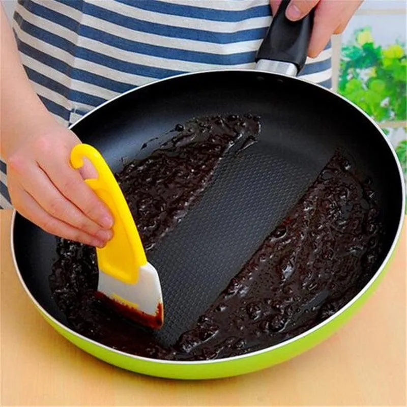 Silicone Non-Stick Pot Scraper